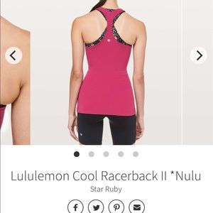 Lululemon cool racerback tank